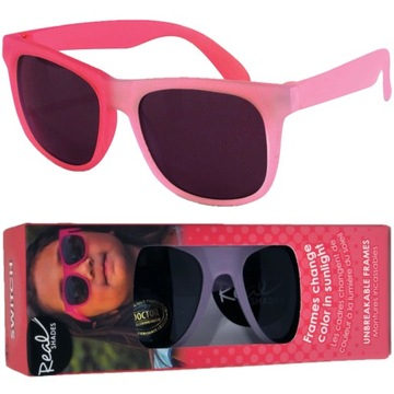Okulary Przeciwsłoneczne Dziecięce Real Shades Switch Light Pink-Pink 2-4 l