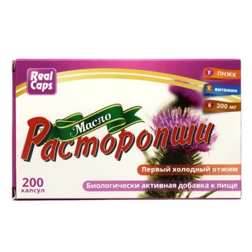 Масло Чертополоха 200 капс. ПЕЧЕНЬЕ СТРОЙНЫЙ СИЛУЭТ