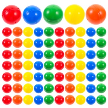 PIŁKI BINGO PONG GRA KOLOROWA LOTERIA 3,20X3,20X3,20CM