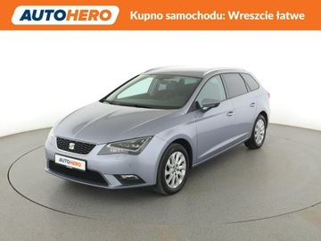 Seat Leon III ST 2.0 TDI CR 150KM 2016 Seat Leon Niski przebieg Navi Czujniki parkowania