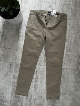 H&M męskie chino rurki spodnie W32L32 32X32 -