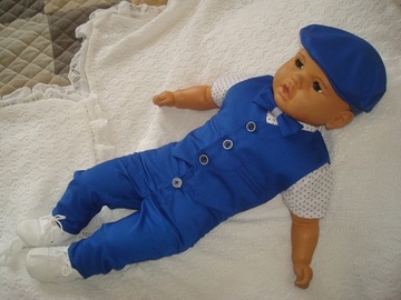 КОМПЛЕКТ ЖИЛЕТ ОДЕЖДЫ /КРЕЩЕНИЕ/СВАДЬБА/ 68