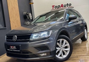 Volkswagen Tiguan II SUV 2.0 TDI 150KM 2018 Volkswagen Tiguan 2.0 TDI dsg navi PERFEKCYJNY bezwypadkowy virtual FU