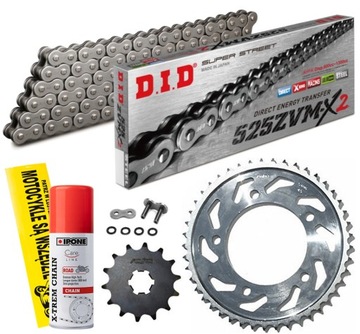 ZESTAW NAPĘD-OWY DID ZVMX HONDA CB 600 F HORNET 07-13 CBR 600 F 11-14