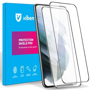 2x VIBEN SZKŁO OCHRONNE HARTOWANE 5D OCHRONA EKRANU do SAMSUNG GALAXY S21