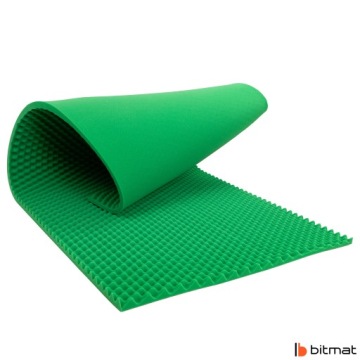 Акустическая панель Bitmat темно-серая волна 3 см без клея 2 м²