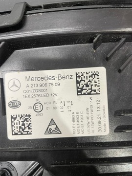 Левый передний фонарь MERCEDES E CLASS W213 лифт LED передний левый