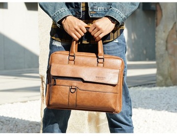 СУМКА ПОЛО ДЛЯ НОУТБУКА 15,6 ДЮЙМА / КОЖАНАЯ СУМКА ДЛЯ НОУТБУКА