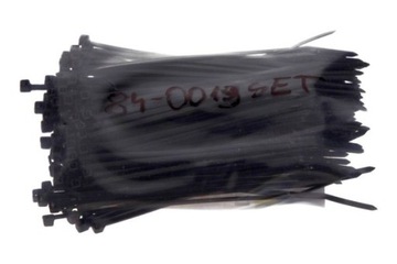 OPASKA PLASTIKOWA 3X120 (1 OPAK. 100 SZT) CZARNA 84-0019SET