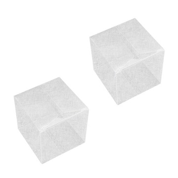 Коробка для макарон прозрачная 5,5*5,5*3,3см 50шт.