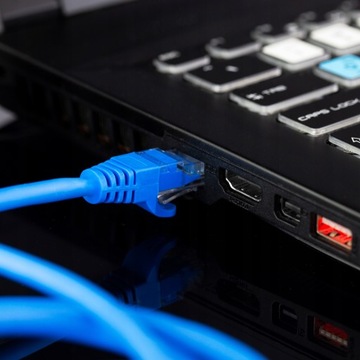 NEKU Kabel Patchcord UTP 5E sieciowy niebieski 1m