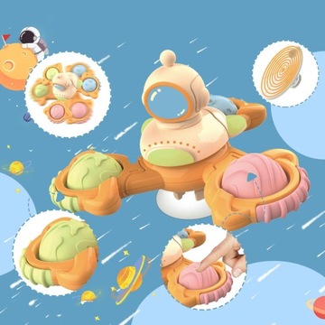 СПИННЕР НА ПРИСОСЕ СЕНСОРНЫЕ ИГРУШКИ ДЛЯ ДЕТЕЙ