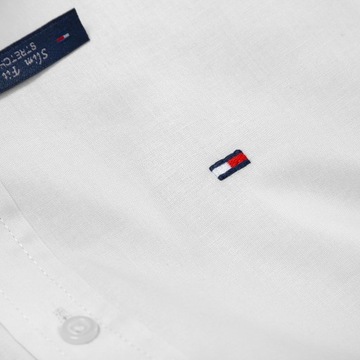 Tommy Hilfiger koszula męska Core slim fit Promocja Biała XL