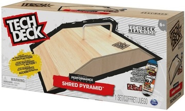 НАБОР ТЕХНИКИ ДЕРЕВЯННАЯ РАМПА SHRED PYRAMID SPIN MASTER