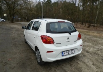 Mitsubishi Space Star Hatchback 5d 1.0 71KM 2016 Mitsubishi Space Star maly tani niezawodny SERWISOWANY Benzyna 71KM, zdjęcie 3