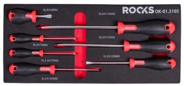 ZESTAW WKRĘTAKÓW PŁASKICH 7 CZ OK-01.3105