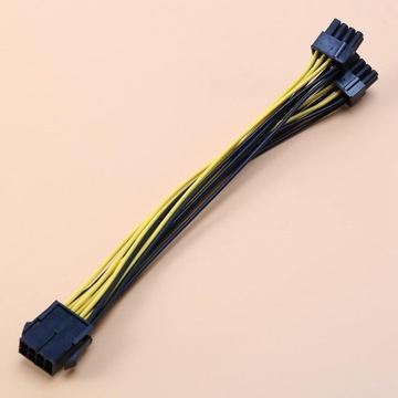 Кабель-переходник PCI-e 6-8-контактный 6-контактный, 18 см для видеокарты