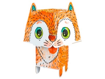 Kolorowanka 3D Cube head Kotek 3l+ MONUMI
