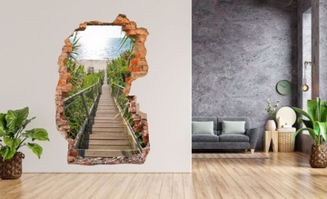 Наклейки на стену 3D фото обои Hole 743 Sea