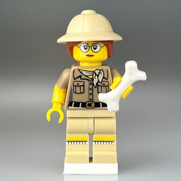 LEGO Paleontolożka Paleontolog col200 col13-6 Paleontologist 71008 seria 13