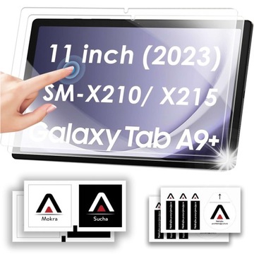 НАБОР ИЗ 2 СТЕКЛА 2x ЗАКАЛЕННОЕ СТЕКЛО ДЛЯ GALAXY TAB A9+ PLUS 11 X210/X215/X216