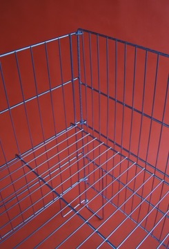 РАСПРОДАЖНАЯ КОРЗИНА загрузочная корзина 74x54см СЕРЕБРЯНАЯ - СКЛАДНАЯ КОРЗИНА прочная