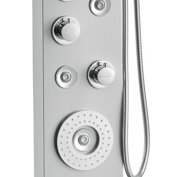 Душевая панель VEVOR 52,9 x 7,9 x 18,1 дюйма, 6 режимов, настенный душ