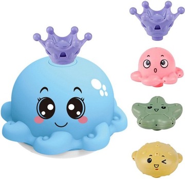 Фонтан Плавающий Осьминог Ванна Игрушечный Бассейн Светодиодные Водные Ванны