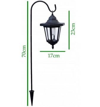 Садовый светильник SOLAR RETRO, светодиодный фонарь, холодный цвет
