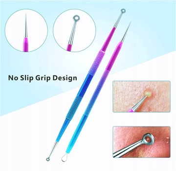 ZESTAW ŁYŻECZKI UNNY USUWANIE ZASKÓRNIKÓW WĄGRÓW