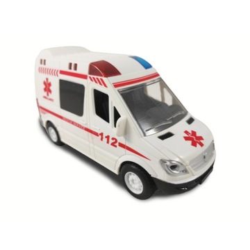 KARETKA Ambulans NAPĘD ŚWIATŁO I DŹWIĘK C5900