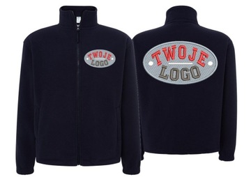 Polar męski 300g firmowy z haftem logo nadruk S