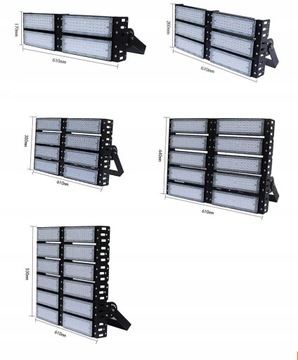 Светодиодный спортивный прожектор 400 Вт для фасада стадиона