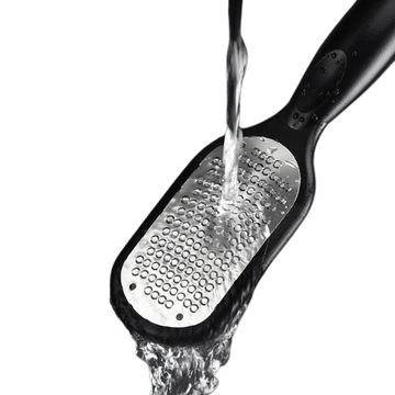 Металлический файл Grate Grater для каблуков Pumicek Scraper с ручкой черной ручкой