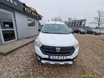 Dacia Dokker Mikrovan Facelifting 1.2 TCe 115KM 2017 Dacia Dokker Nawigacja Czujniki Parkowania Hak 5-osobowy 1.2 Benzyna, zdjęcie 10