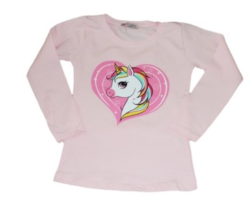 LORE KIDS BLUZKA JEDNOROŻEC R 116