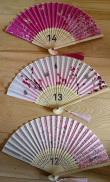 Элегантный деревянный бамбуковый веер с кисточкой LUX