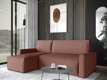 NAROŻNIK ELROY 240X150 SZTRUKS DUŻO KOLORÓW