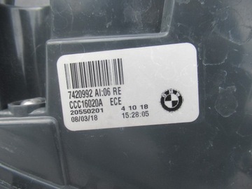 BMW 2 M2 F22 F23 F87 LCI LIF SVĚTLO NEON PRAVÁ ZADNÍ 7420992