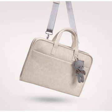 DAMSKA TORBA NA LAPTOPA 15,6” NA RAMIĘ LEKKA