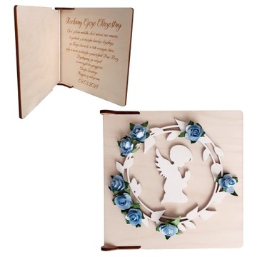 Chrzest podziękowanie dla chrzestnych babci itp