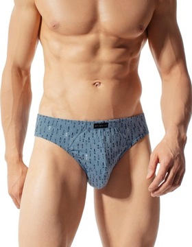 SLIPY ATLANTIC MĘSKIE MAJTKI MP1516 SPORT DENIM XXL
