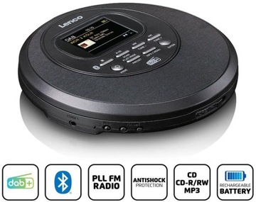 Discman Lenco CD-500 CD MP3 ESP RDS DAB+ РАДИО ЦВЕТНОЙ ЖК-ДИСПЛЕЙ