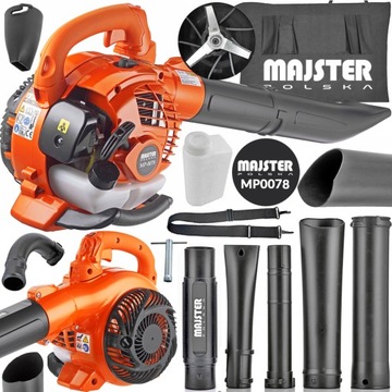 DMUCHAWA SPALINOWA OGRODOWA ODKURZACZ z ROZDRABNIACZEM do LIŚCI MP-0078