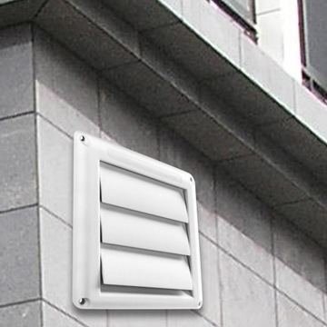 Osłona wentylacyjna suszarki Wylot spalin Kratka Pokrywa żaluzji do biura ściennego 4 cale