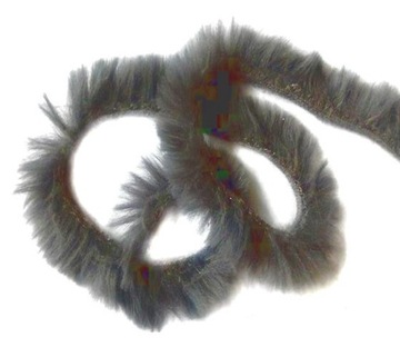 Chenille PALMER na koguty streamery10mm GRAY