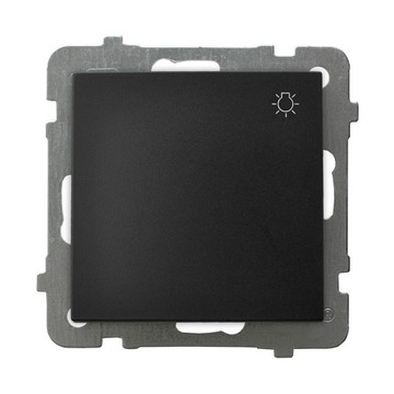OSPEL AS Przycisk zwierny światło CZARNY ŁP-5G/m/33