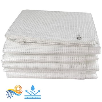 БРЕЗЕНТ БЕЛЫЙ 2х4М 100г ПРОЗРАЧНЫЙ УФ-БРОНЯ