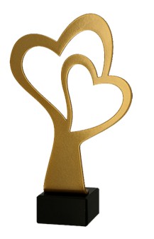 FIGURKA Statuetka PAMIĄTKA SERCE 22cm grawer