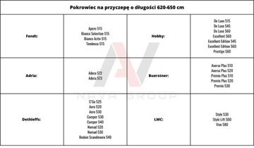 Чехол для каравана 620-650 Европа